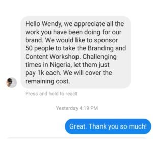 Tell us what services or products you sell and why we need it.
