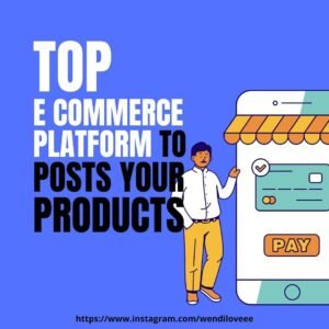 There is no better way to start your business online but through ecommerce platform.