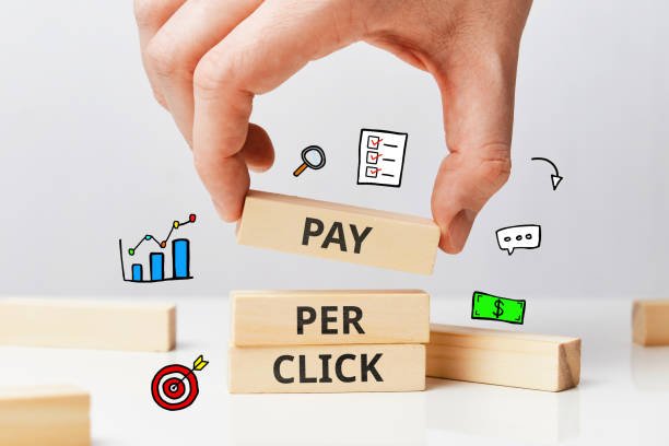 Pay per click PPC modern method of promoting advertising on the Internet Image description